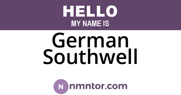 German Southwell