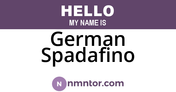 German Spadafino
