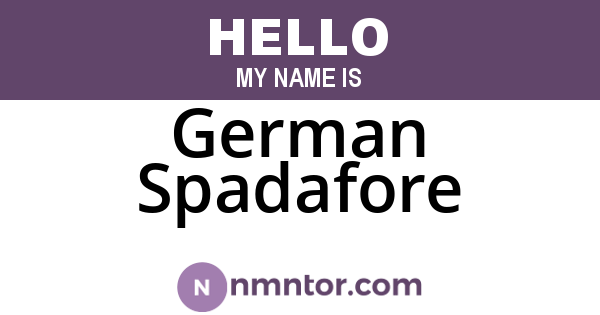German Spadafore