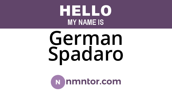 German Spadaro