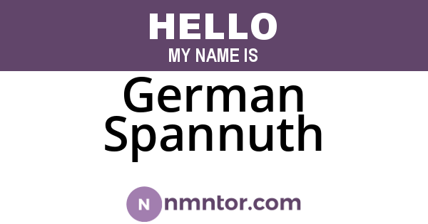 German Spannuth