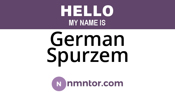 German Spurzem