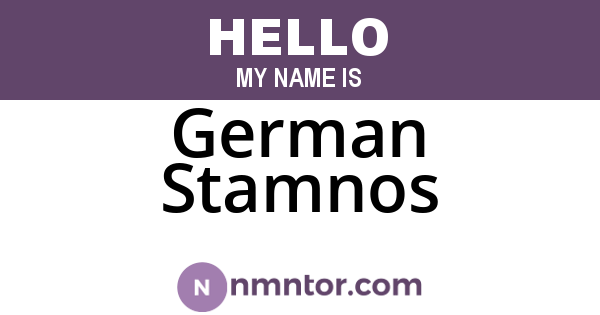 German Stamnos