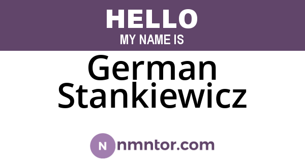 German Stankiewicz
