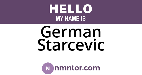 German Starcevic