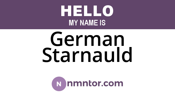 German Starnauld