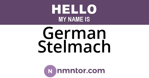 German Stelmach