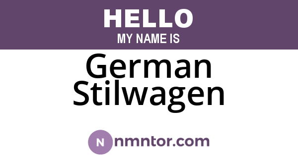 German Stilwagen