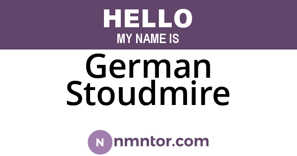 German Stoudmire