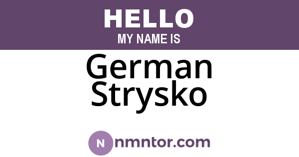German Strysko