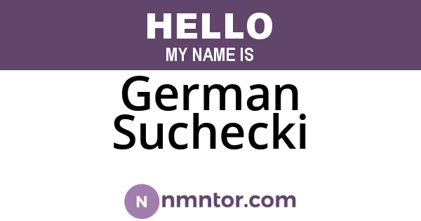 German Suchecki