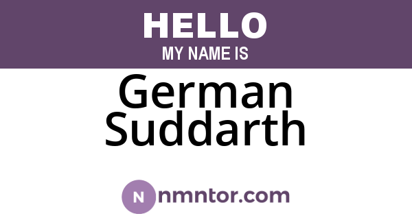 German Suddarth