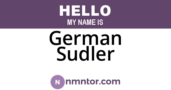 German Sudler