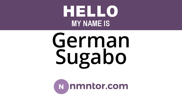 German Sugabo