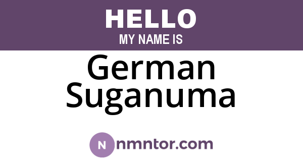German Suganuma