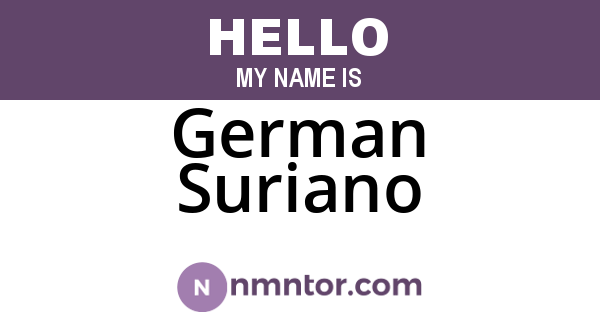 German Suriano