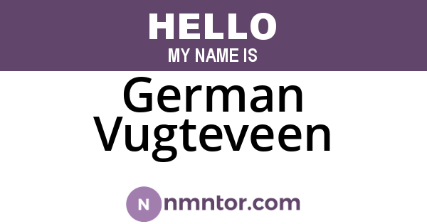 German Vugteveen
