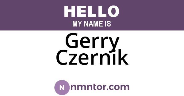 Gerry Czernik