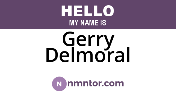 Gerry Delmoral
