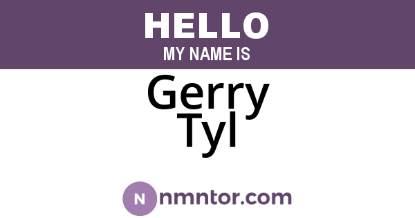 Gerry Tyl