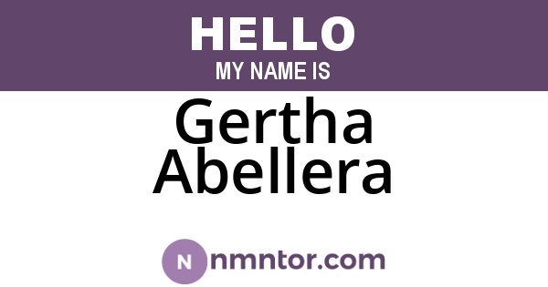 Gertha Abellera