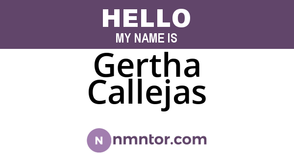 Gertha Callejas