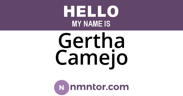 Gertha Camejo