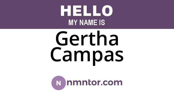 Gertha Campas