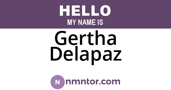 Gertha Delapaz