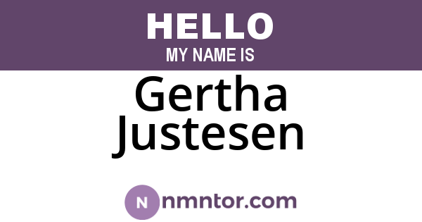 Gertha Justesen