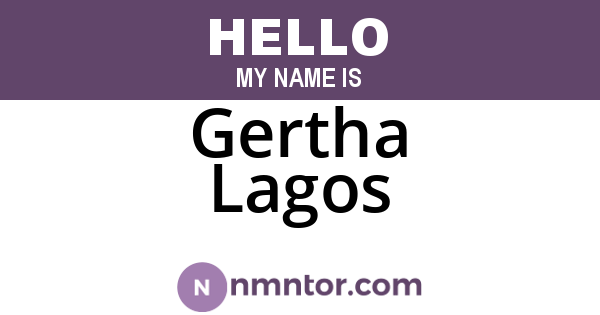 Gertha Lagos