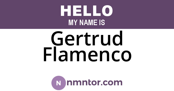 Gertrud Flamenco