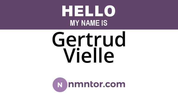 Gertrud Vielle