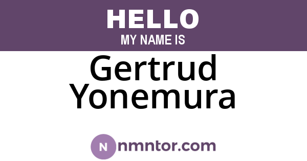 Gertrud Yonemura