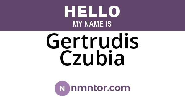 Gertrudis Czubia