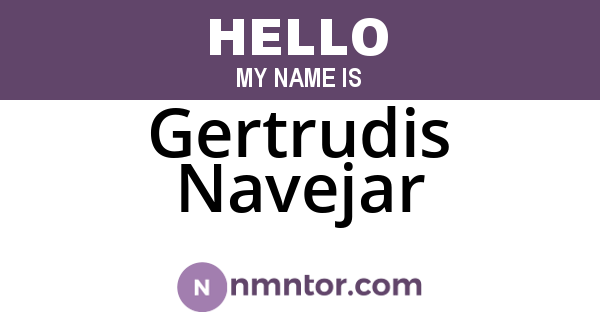 Gertrudis Navejar