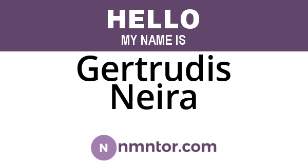 Gertrudis Neira