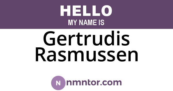 Gertrudis Rasmussen