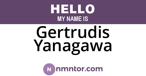 Gertrudis Yanagawa