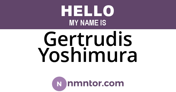 Gertrudis Yoshimura