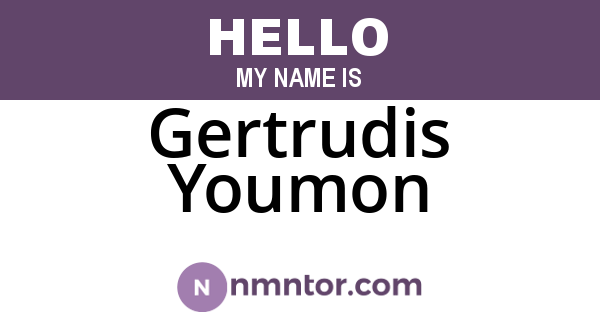Gertrudis Youmon