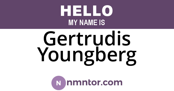 Gertrudis Youngberg