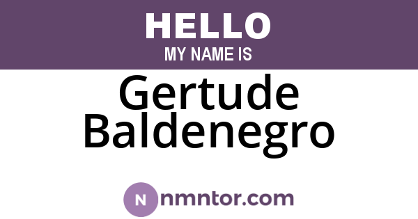 Gertude Baldenegro
