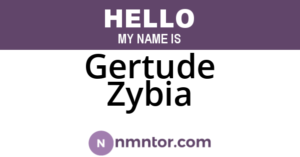 Gertude Zybia
