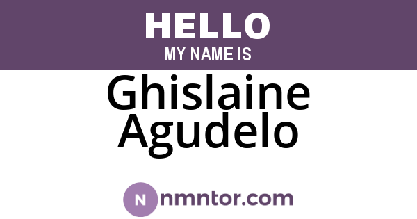 Ghislaine Agudelo