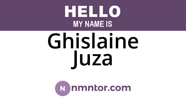 Ghislaine Juza