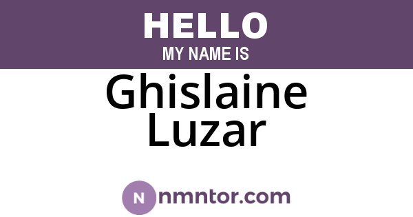 Ghislaine Luzar
