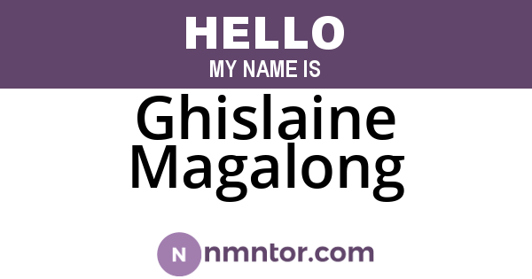 Ghislaine Magalong
