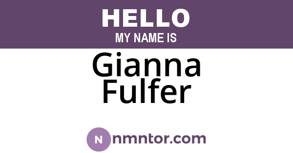 Gianna Fulfer