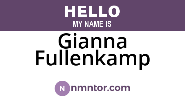 Gianna Fullenkamp